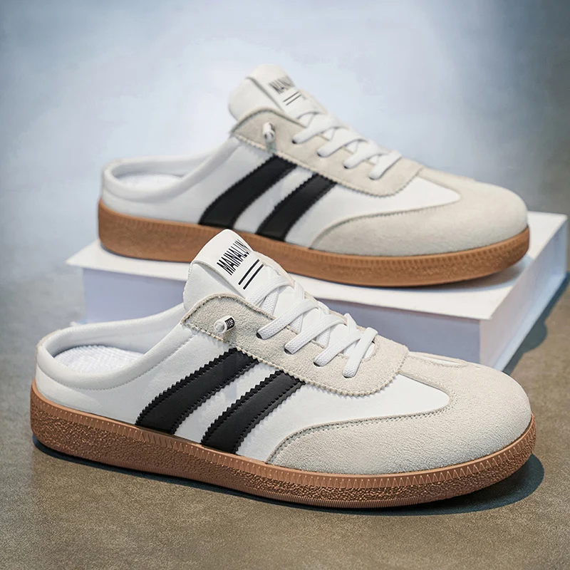 Atmungsaktive Herren-Freizeitschuhe, Skateschuhe, geeignet für Outdoor-Wanderungen, Camping und den täglichen Innenbereich, Sommer-Loafer. – Detail 2