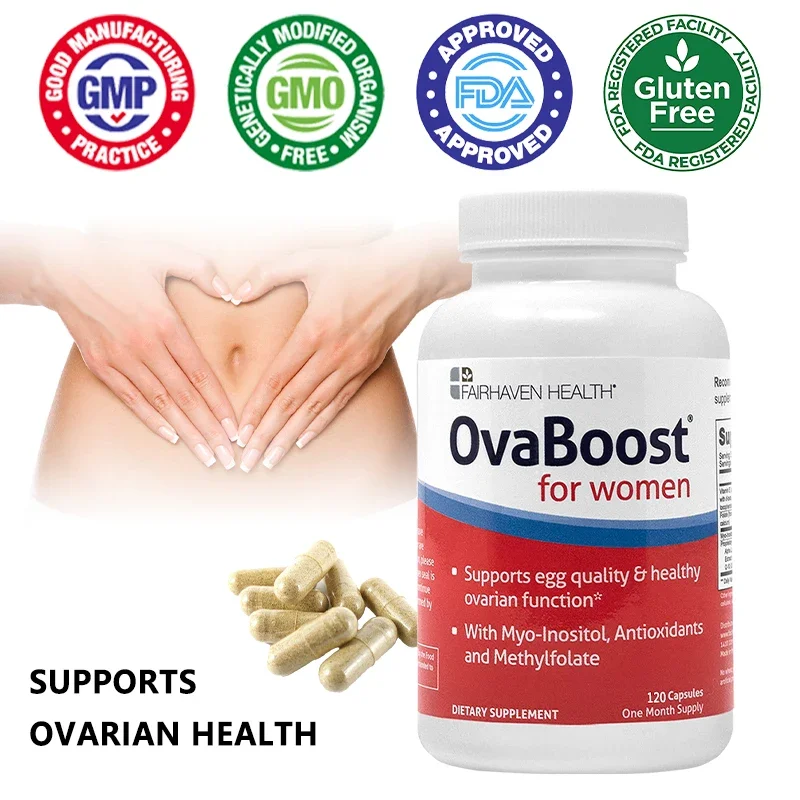 Natural Fertility Nutritional Dietary Supplement - Contains Inositol and Folic Acid To Promote Ovulation and Improve Egg Quality