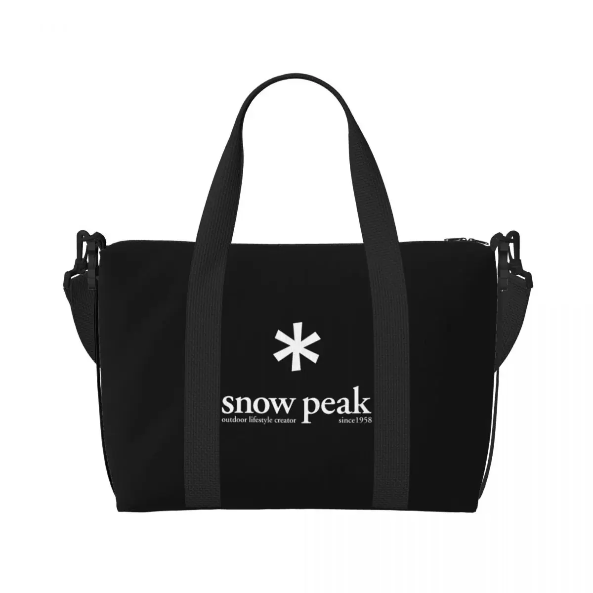 S-Snow-Peak Handheld travel bag, large capacity sports and fitness bag, lightweight storage luggage bag