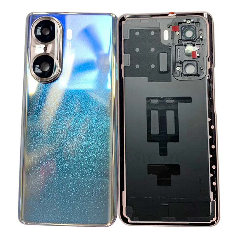 Original Rear Door Battery Cover Housing Case For Huawei Honor 60 Pro Back Cover with Camera Frame Lens Logo Repair Parts
