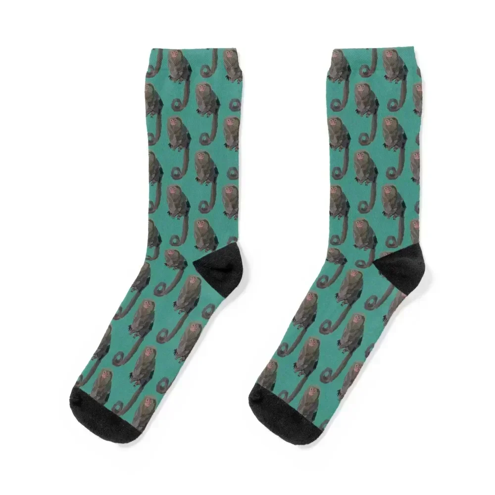 

P is for Pygmy marmoset Socks Men's golf gifts football Socks Woman Men's Rugby Stockings man floral Man Socks Women's