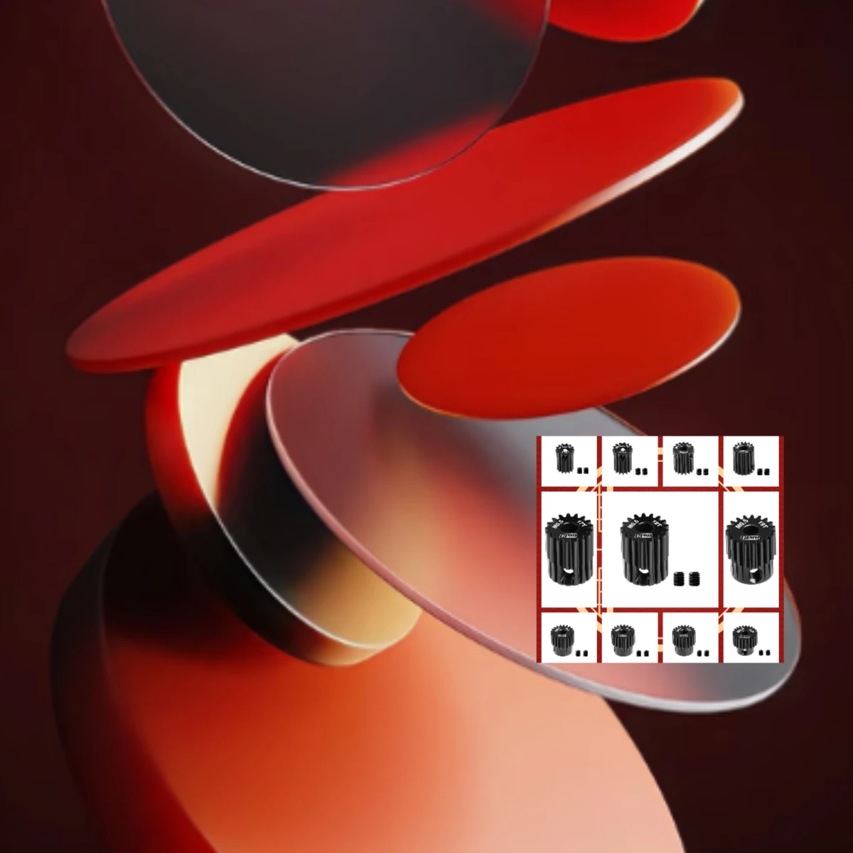 

Стальная шестерня двигателя GPM 40Cr, 13-23 зуба (модуль: 0,5 мм, диаметр зуба двигателя: 3,175 мм)