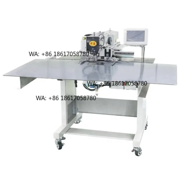 HUAMEI Industrial Programmable Flat-Bed Computerized High-Speed Sewing Machine with Single Needle and Motor