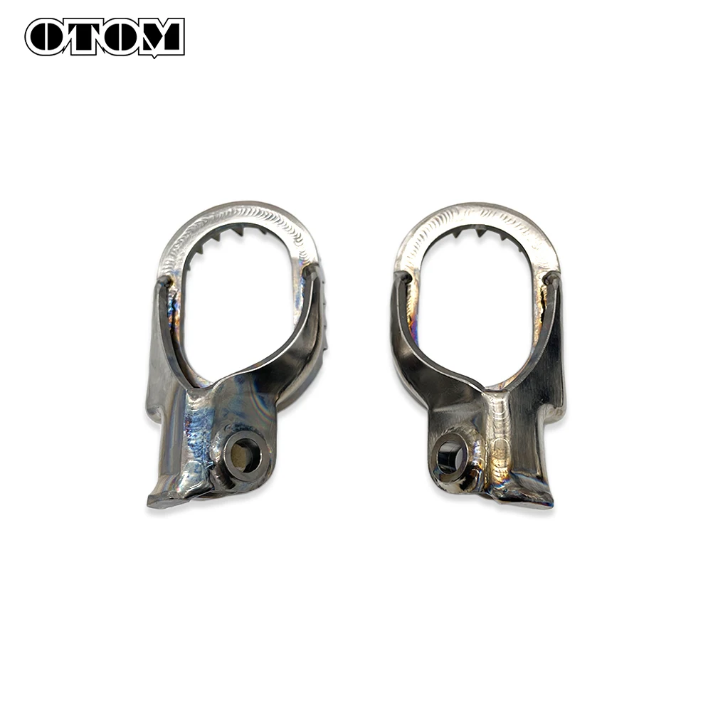 OTOM 1998-2023 Motorcycle Front Footpegs Footrest Titanium Alloy Foot Rest Peg Pedal For KTM ADV790 HUSQVARNA GASGAS 65 85 BETA