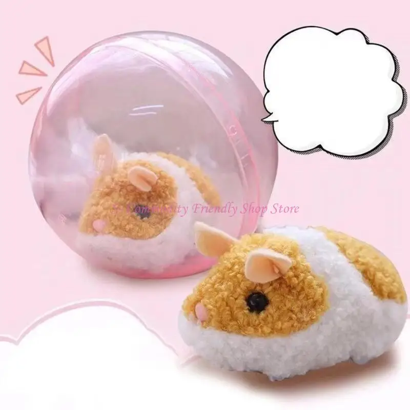 85AE Hamster Ball For Cats Electronic Pet Toy Scrolled Walk Hamster Electric Toy