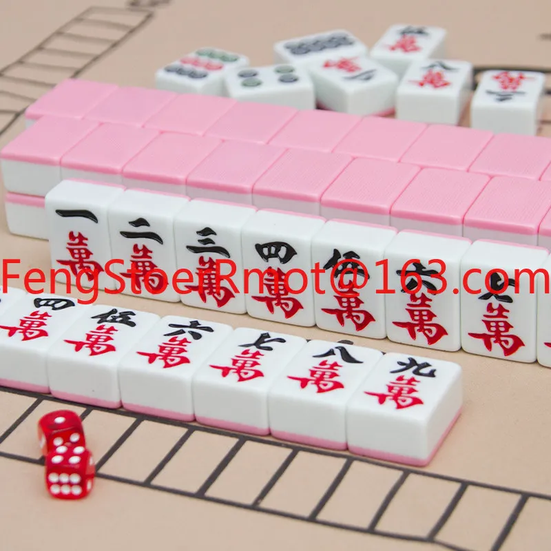 Suitable for household hand rubbing large medium first-grade hand playing red, medium and mahjong high-grade aluminum box