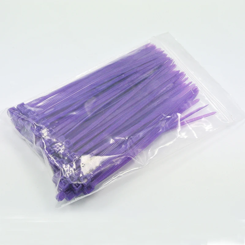 1000Pcs Purple Cable Ties 6