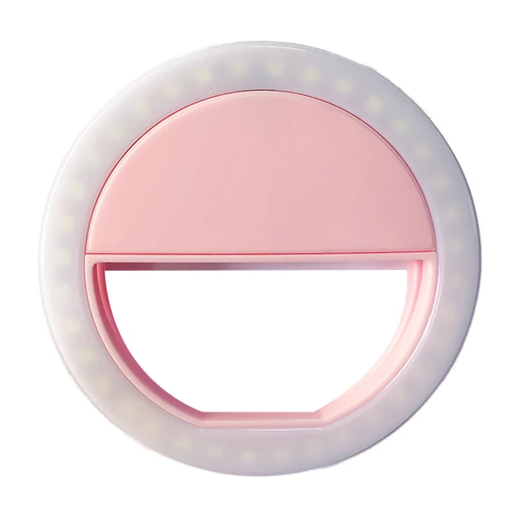 Enhance Beauty With Portable LED Self Timer Ring Light Bright Skin Three Stage Brightness Adjustment Easy To Use
