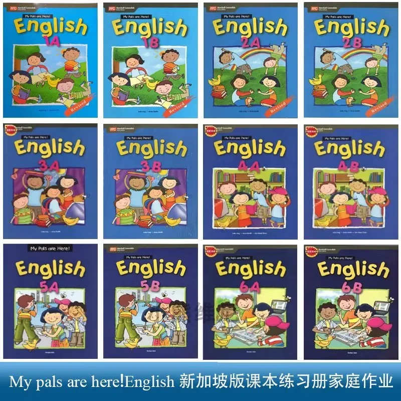 My Pals are Here English Student Textbook Color Printing for Singapore Primary School English Textbooks