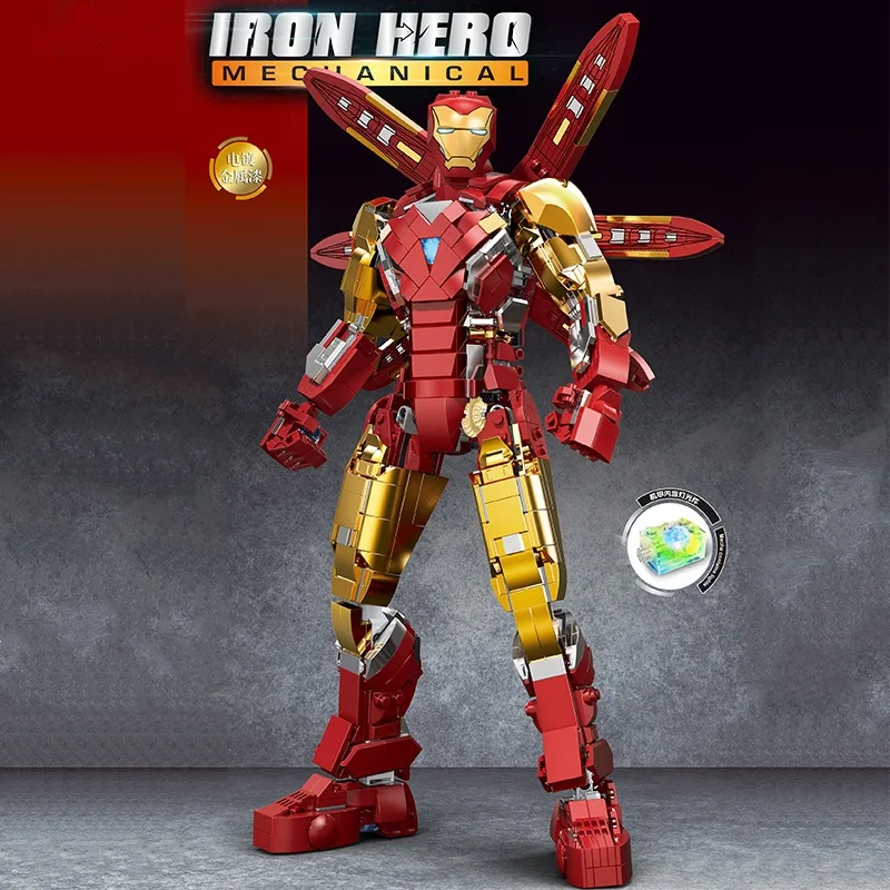 

Marvel Superheroes Avengers Movie Iron man MK-85 Armor Robot Figure Building Blocks Bricks Classic Model Kids Toys for Boys Gift