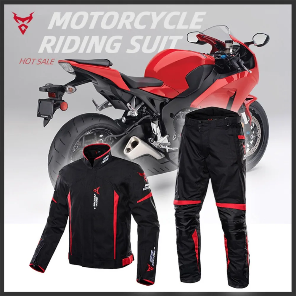 

MOTOCENTRIC motorcycle suit set cycling suit breathable, anti fall, windproof motorcycle suit pants motorcycle jacket