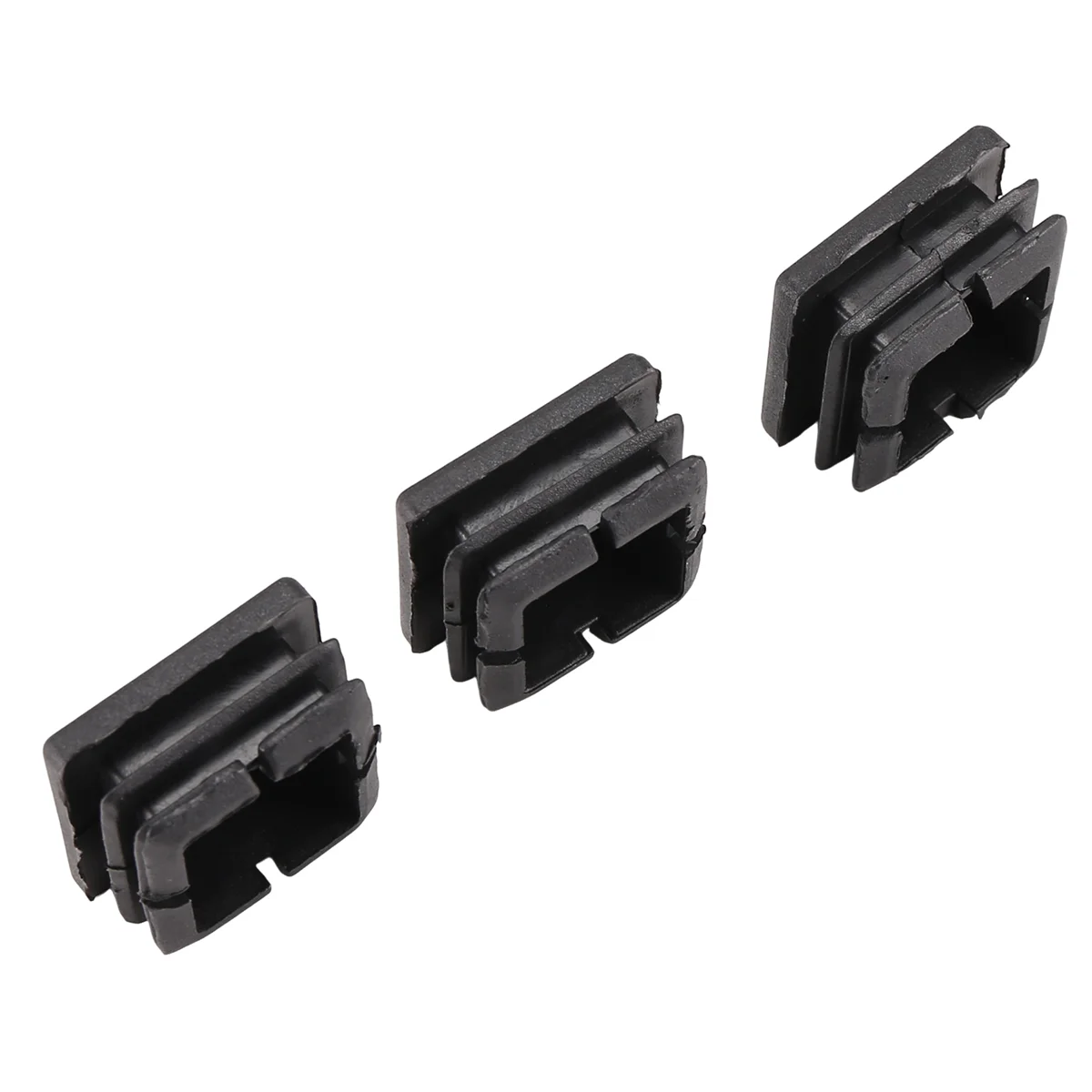 【Price-Drop!】200Pcs 1 Inch Square Tube End Cap Plastic Plugs Tube End Caps Post Pipe Cap Cover Tubing Insert Chair Glide Plugs