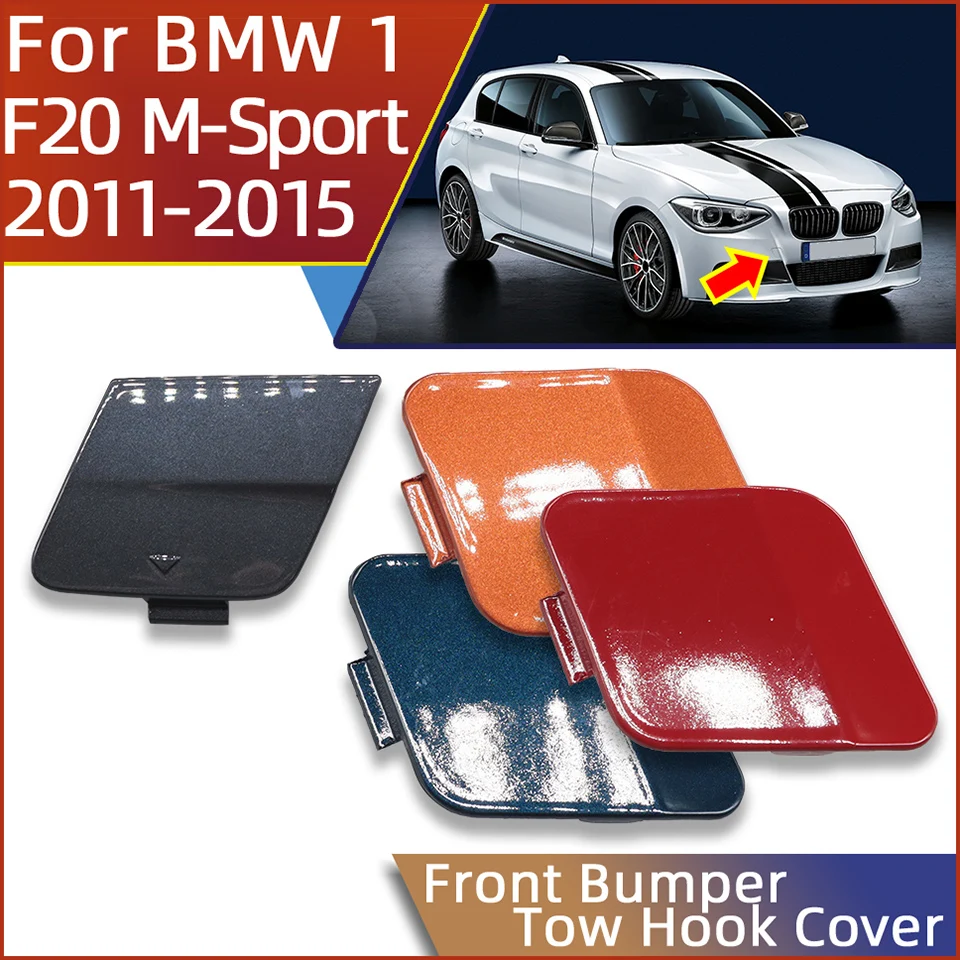 

Bumper Decoration Cover Shell For BMW 1 Series F20 M-Sport 2011 2012 2013 2014 2015 Towing Hook Lid 51118053828 51128053826