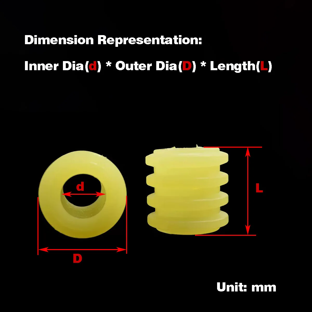 

Rubber Integrated Damping Pad/Polyurethane Combined Damping Elastic Ring