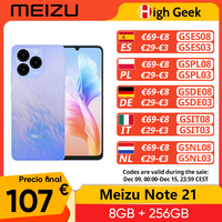 Global Version Meizu Note 21 Smartphone 6000mAh Battery 50MP Rear Camera 6.74’’ HD+ Display 90Hz Refresh Rate Octa Core CPU