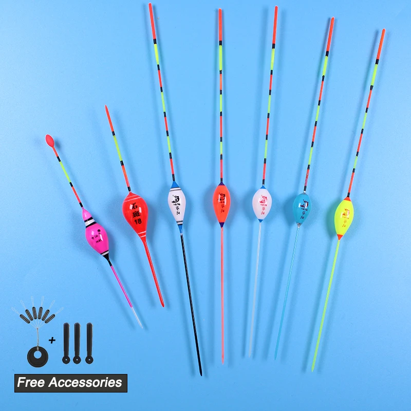 

WLPFISHING 3pcs/Lot Fishing Floats Superfine Workmanship Freshwater Carp Floaters Fishing Bobbers Accessory Tackle