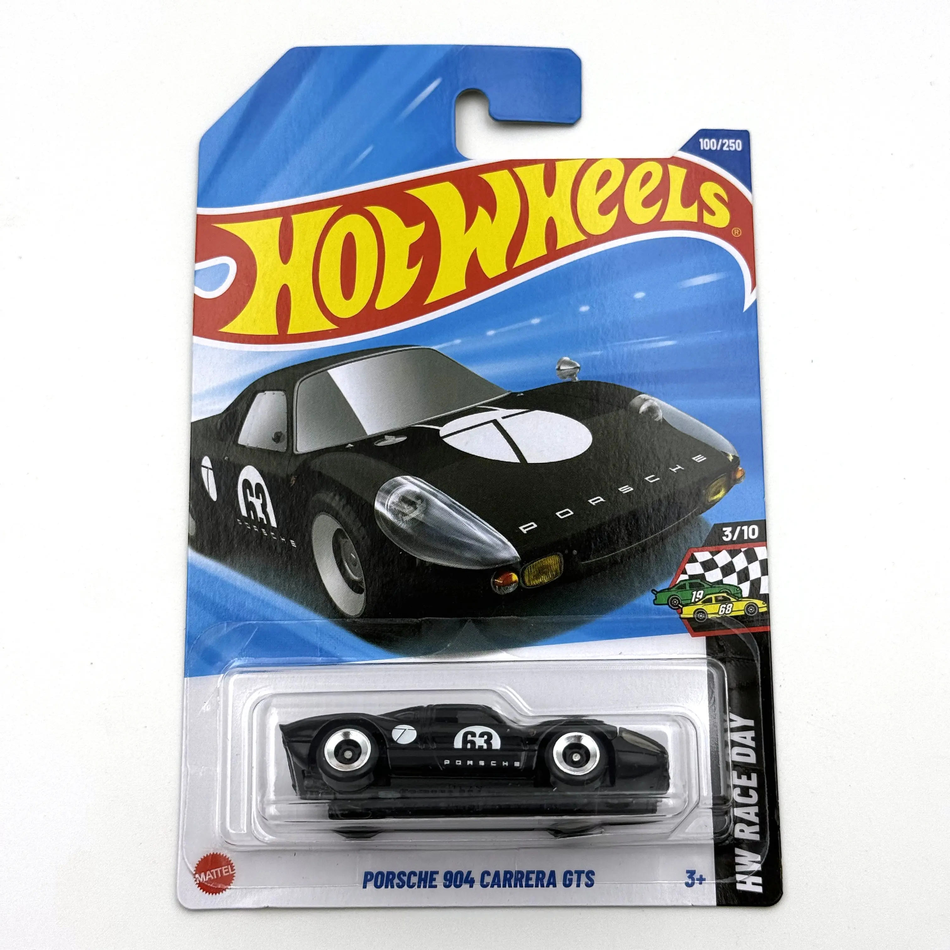 

2025-100 Hot Wheels Cars PORSCHE 904 CARRERA GTS 1/64 Металлическая литая под давлением модель Коллекция игрушечных транспортных средств