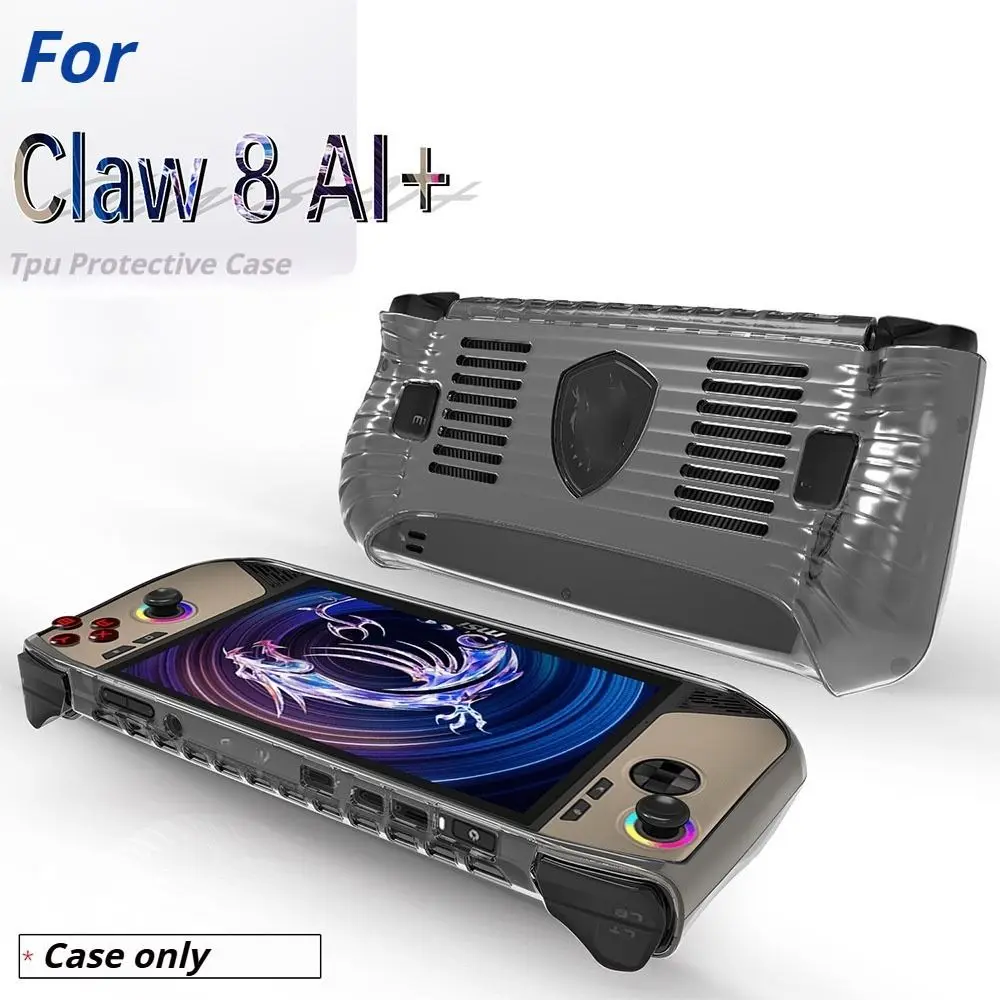 MSI Claw 8 AI+ 2025 Transparent TPU Protective Case