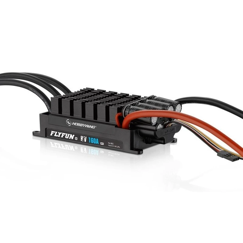 Hob FlyFun 160A جهاز تحكم في السرعة الكهروضوئي عالي الجهد V5 6-14S شحم بدون فرش ESC بدون BEC مع طائرة RC كوادكوبتر DEO