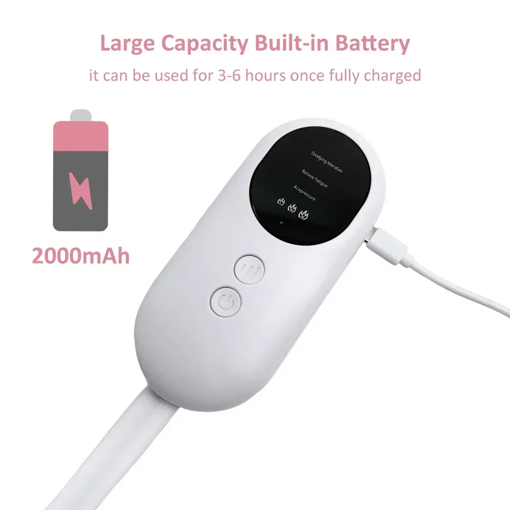 Electric Head Massager Airbag Pressure Massage Health Care Heating Relief Scalp Deep Relaxation Physiotherapy 360°Wrapping Scarf - Image 5