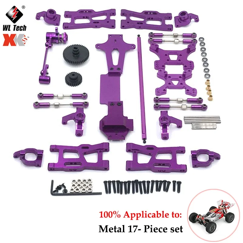 Wltoys 144001 144010 124007 124017 124019 184016 Metal Tail Wing Mount Fixing Bracket RC Car Upgrade Parts Accessories