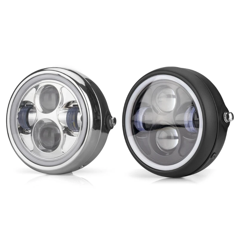 6.5Inch Round Led Headlight DC12V 12W Headlight for Motorcycle Scooters Highs Bright Led Lights Lamp Spotlights