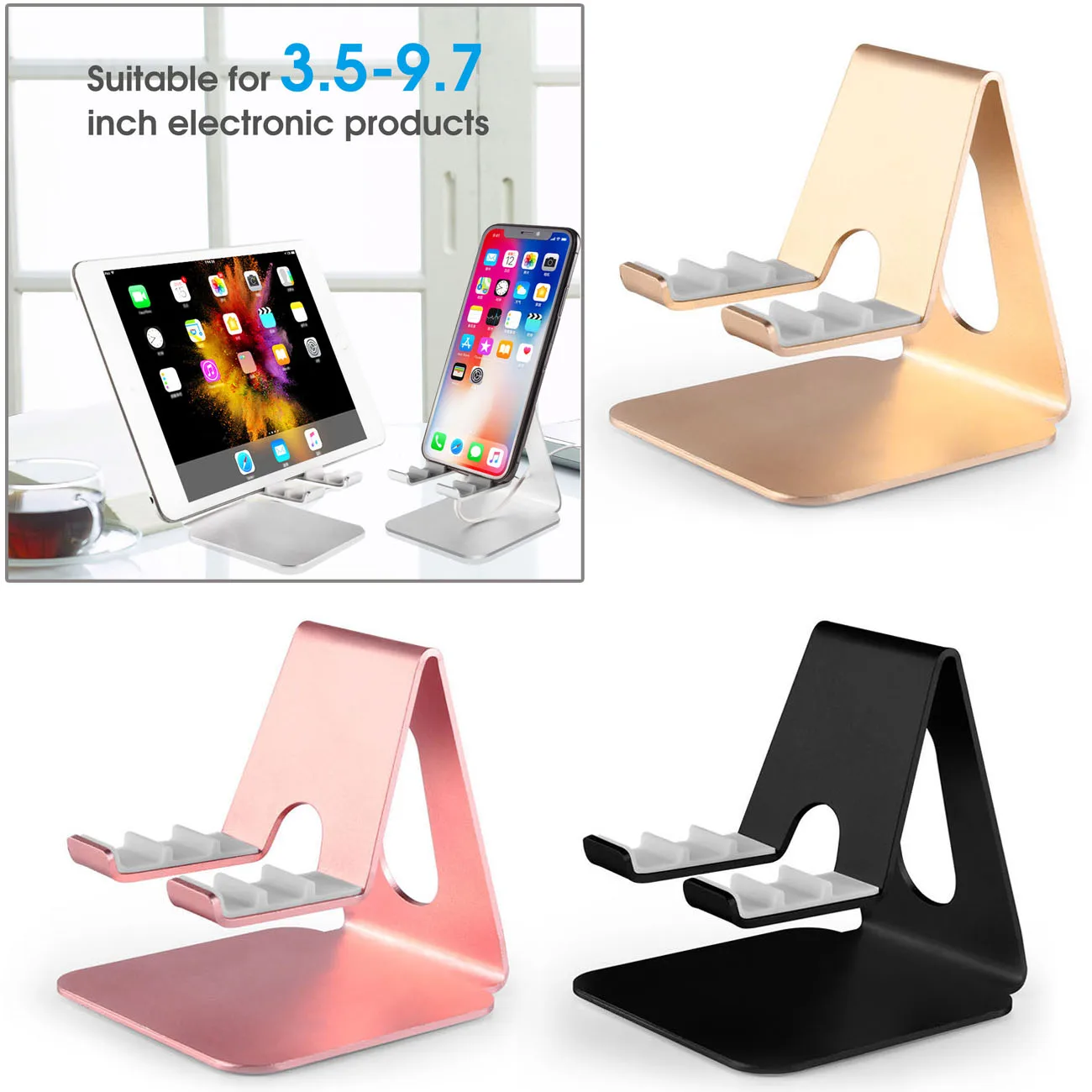 Cell Phone Stand Cradle Holder Phone Bracket for Iphone Desk Adjustable Vertical Holder Stand Moblie Phone Dock Tablet Bracket