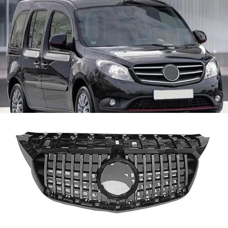 Car Front Grille Grill For Mercedes-Benz Citan W415 2013 2014 2015 2016 2017 2018 2019 2020 Tuning Accessories ABS Grills