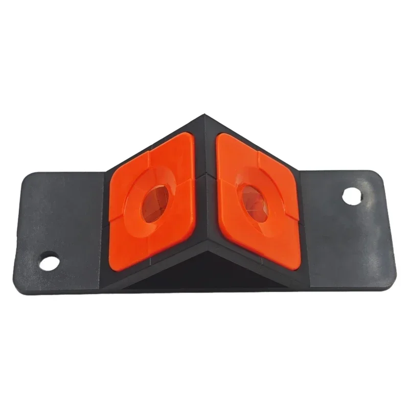 Double / Single Side Mini 45 Ground Prism, 12.7mm Copper Coated Reflector Prism for Leica Trimble Total Station Survey Accessory