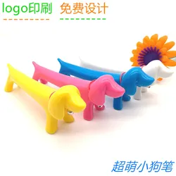 20 Pc/Lot Creative Puppy Dog Animal Shaped Ball Point Gift Pen, Student Stationery, Children Prize,Office Supplies,Promotion