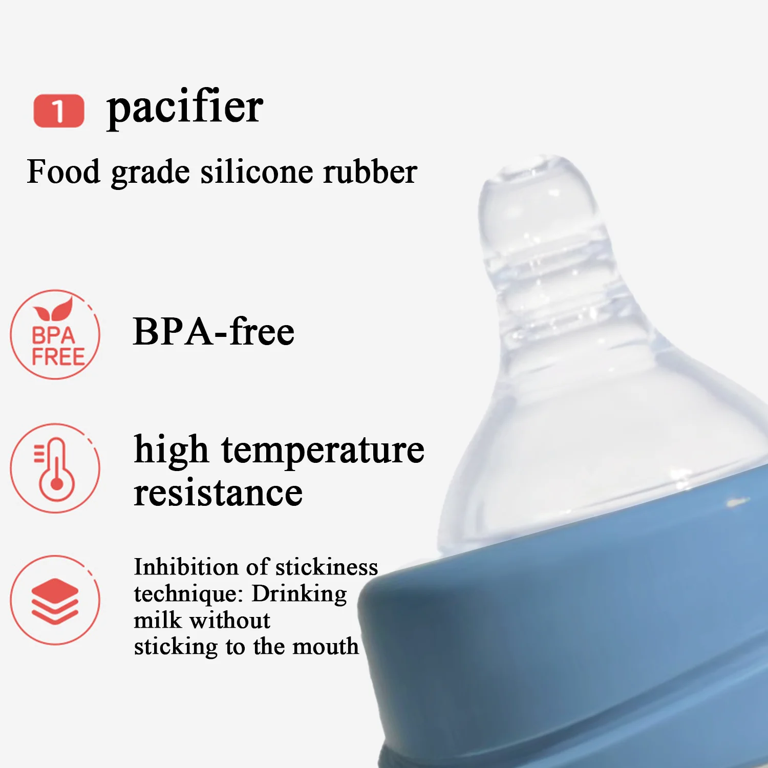 330 ml anti-verstikking cartoon-babyfles voor pasgeborenen, BPA-vrij PP-materiaal, cadeauset voor baby's van 0-12 maanden