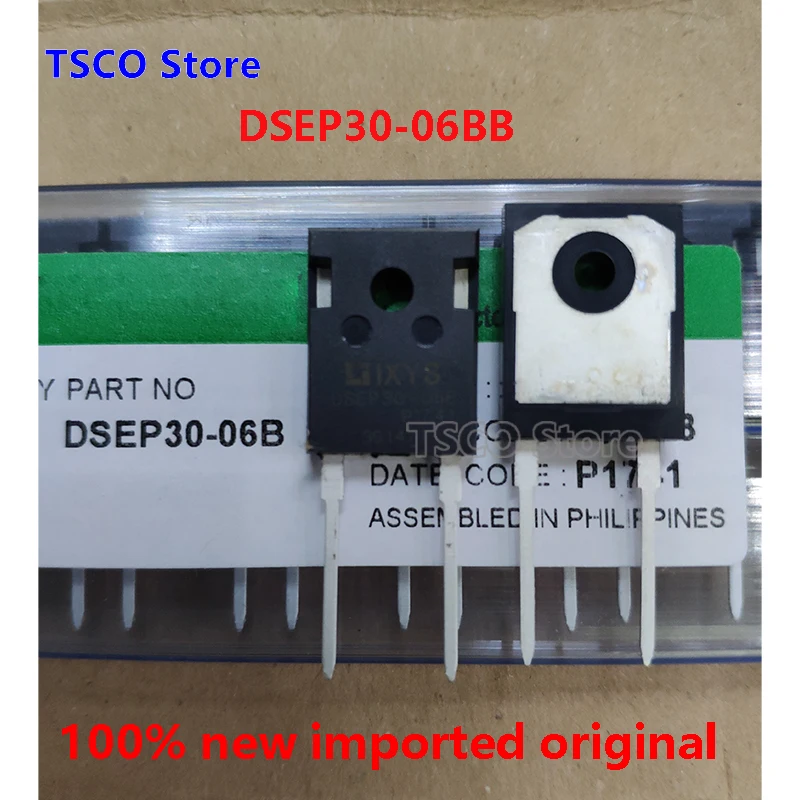 

(10Piece） DSEP30-06B 100%New Original 30A 600V （Rectifier Diode Switching）