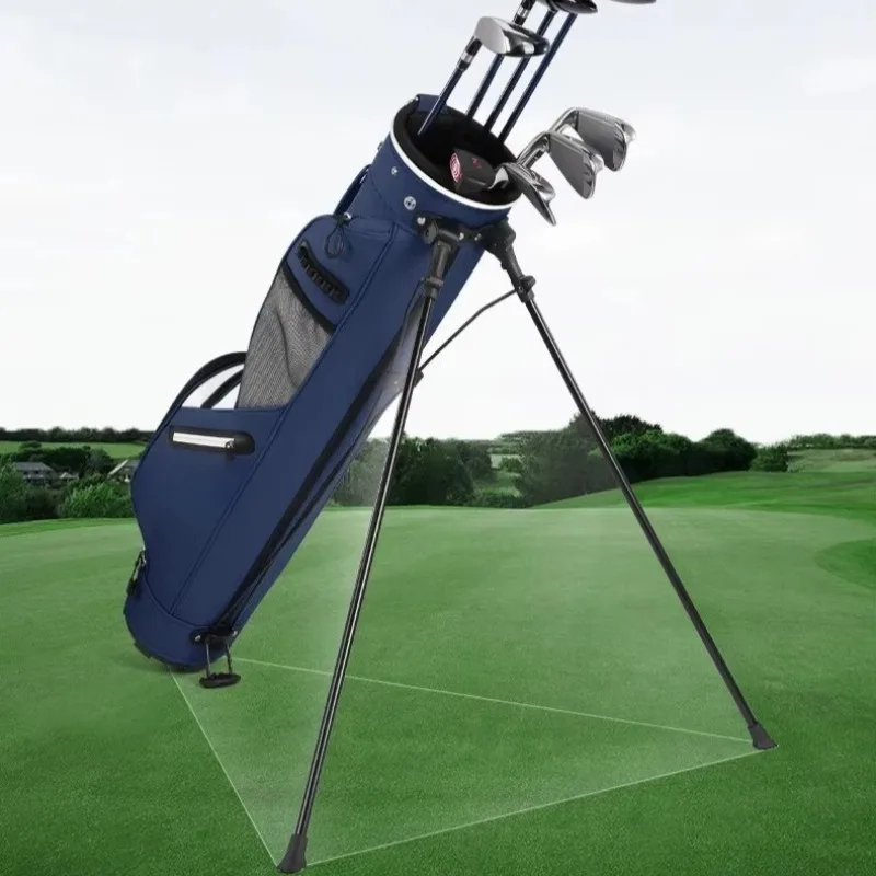 Golf Bag With Stable Triangle Support Bracket Multifunctional Storage Zone Ideal For Golfers Weekend Travel And Competitions Use