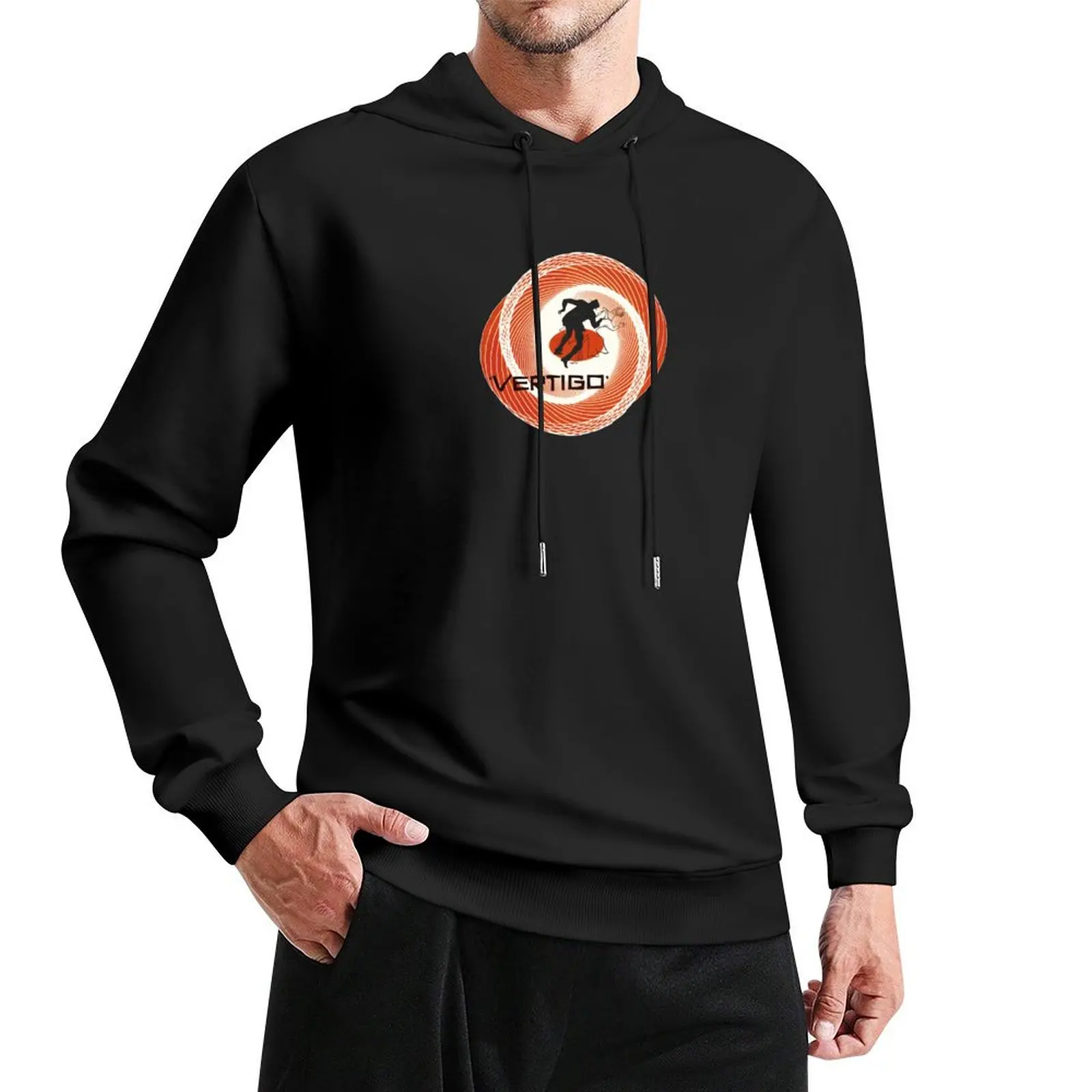 Vertigo with Title Pullover Hoodie hooded shirt tracksuit men