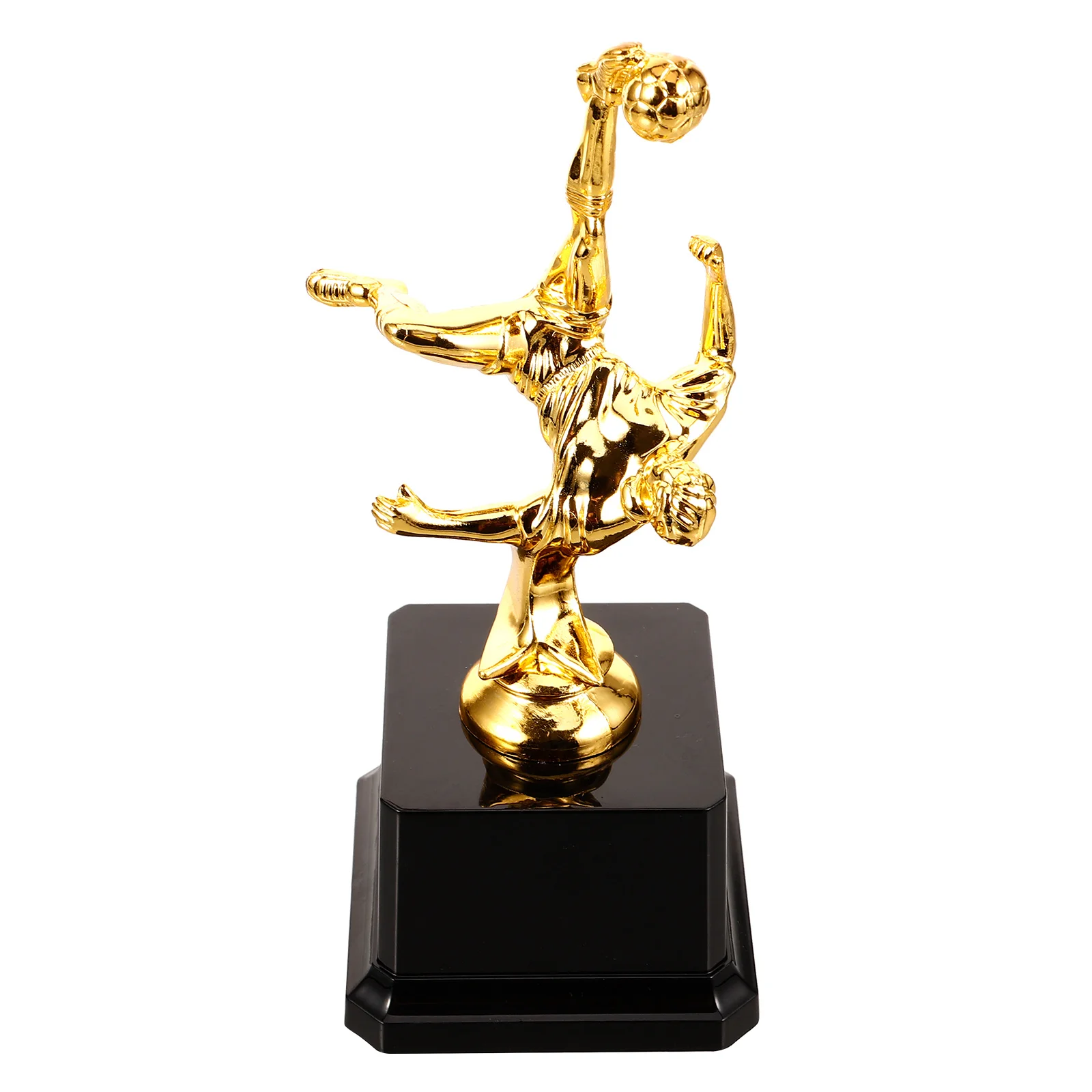 

Football Trophy Match Plastic Soccer Award Ornament Delicate Athlete Fine Decorate