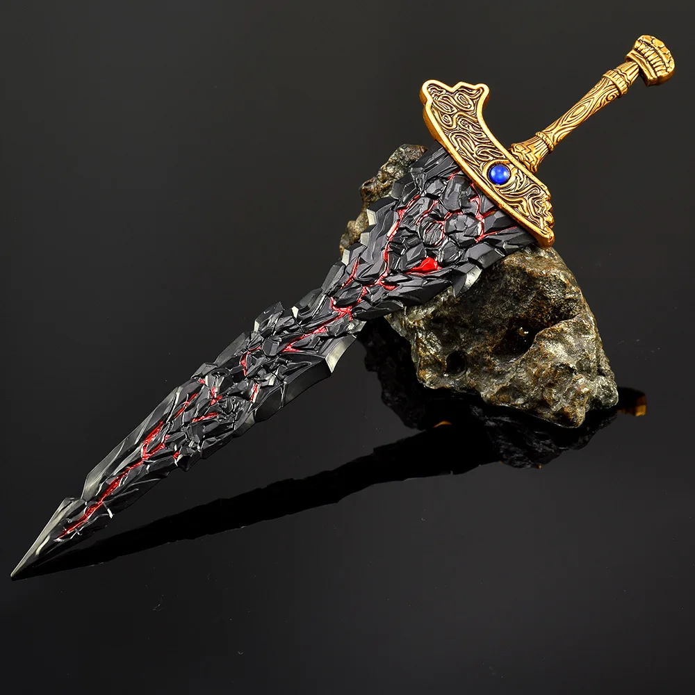 30cm Maliketh's Black Blade Greatsword Destined Death Eldens Game Peripheral Weapon Model Accessories Ornaments Gifts Toys Boys