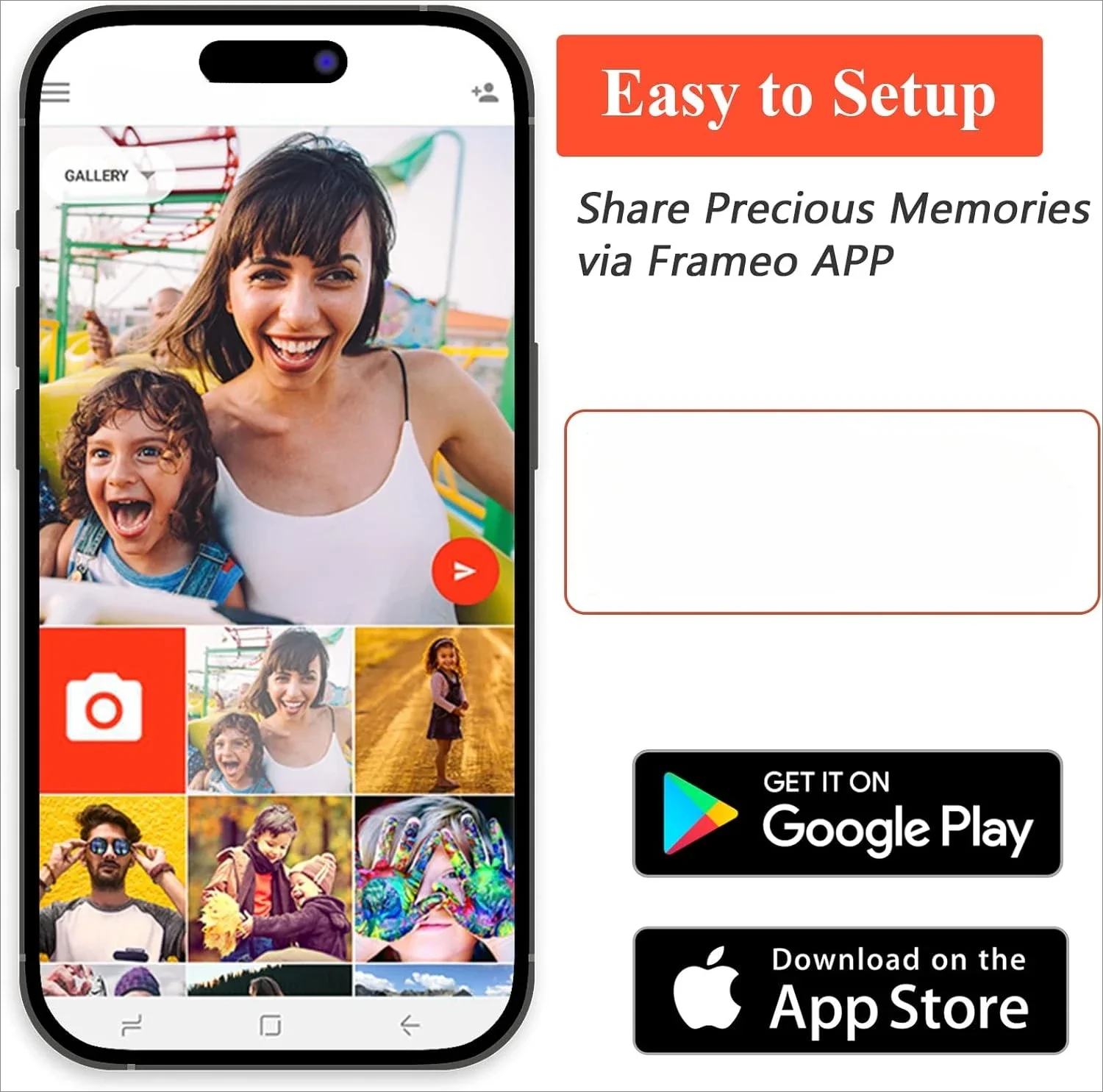 إطار صور رقمي كبير 15.6 بوصة 32 جيجابايت واي فاي 1920 * 1080 IPS FHD شاشة تعمل باللمس إطار صورة رقمي ذكي، قابل للتركيب على الحائط