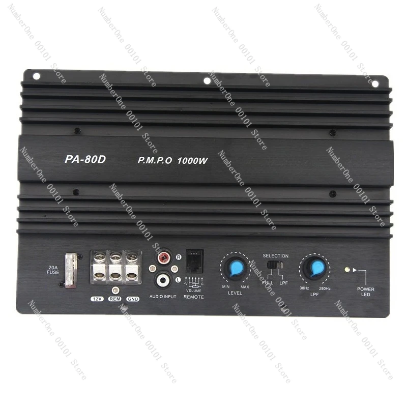 12V Car Audio Modification High Power 10inch 12inch Single Channel Subwoofer Active Subwoofer Amplifier Board Main Board