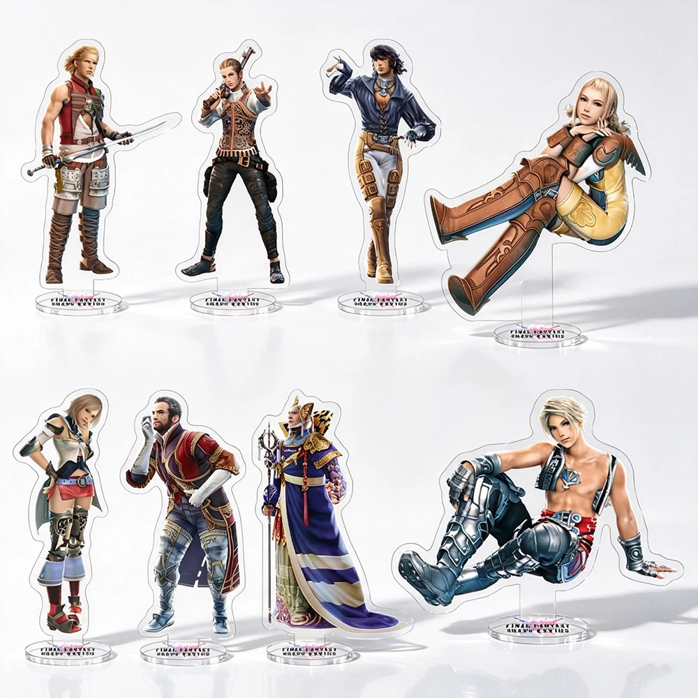 Final Fantasy XII Acrylic Stand Figure Balthier Vaan Penelo Ashe Basch Fran Reddas Gabranth Game Fans Keychain Ornament Gift