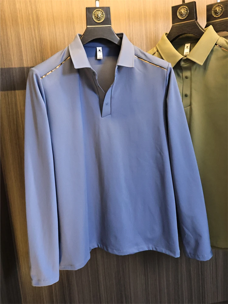 

Busin повседневный мужской воротник-стойка Brued, осенний сезон, стойка-стойка, длинный све, чистый цвет, без следов, термосваривание