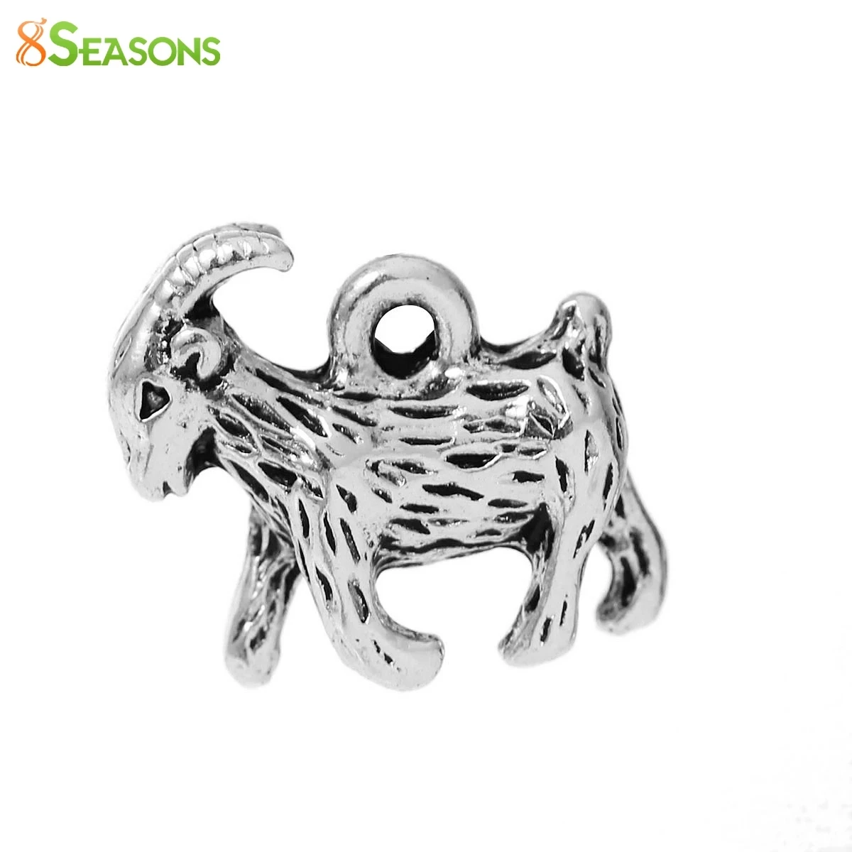 Vintage wielkanoc Charms koza owca zwierząt Antique srebrny kolor metalowe zawieszki DIY Making naszyjniki na prezenty 17mm x 13mm,20 szt