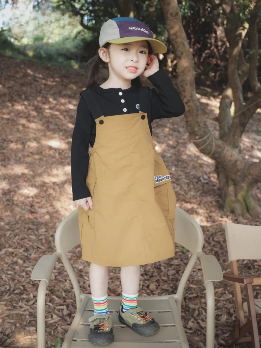 Comfortable Lightweight Outdoor Girls Skirt Small Face Clear 2026 Spring Autumn Mountain Series Functional Children's Clothing