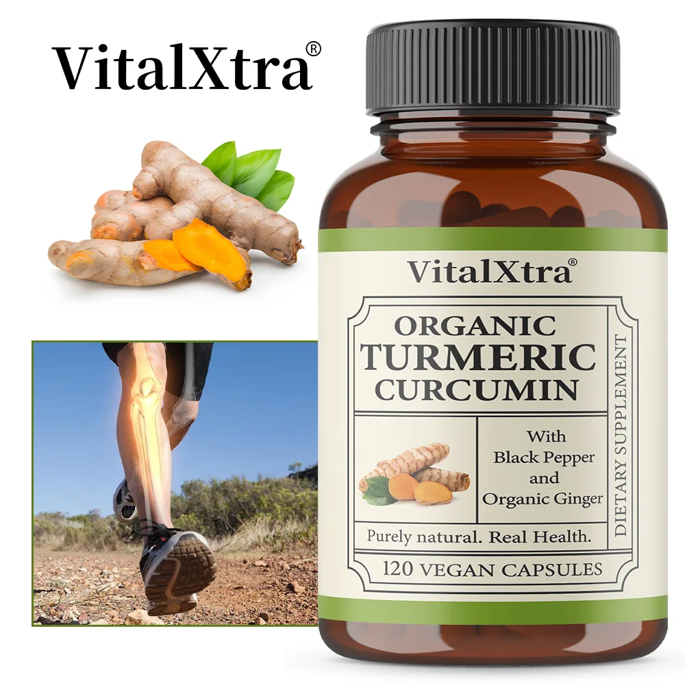 

95% Curcumin and Black Pepper Extract – Boosts Immunity and Joint Function, Promotes Absorption, and Supports Immune Health