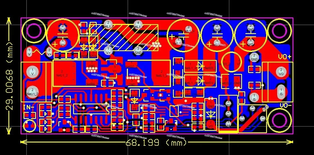 DC-DC Automatic Step-up and Step-down Power Supply Module, Constant Current Step-down Boost, Universal