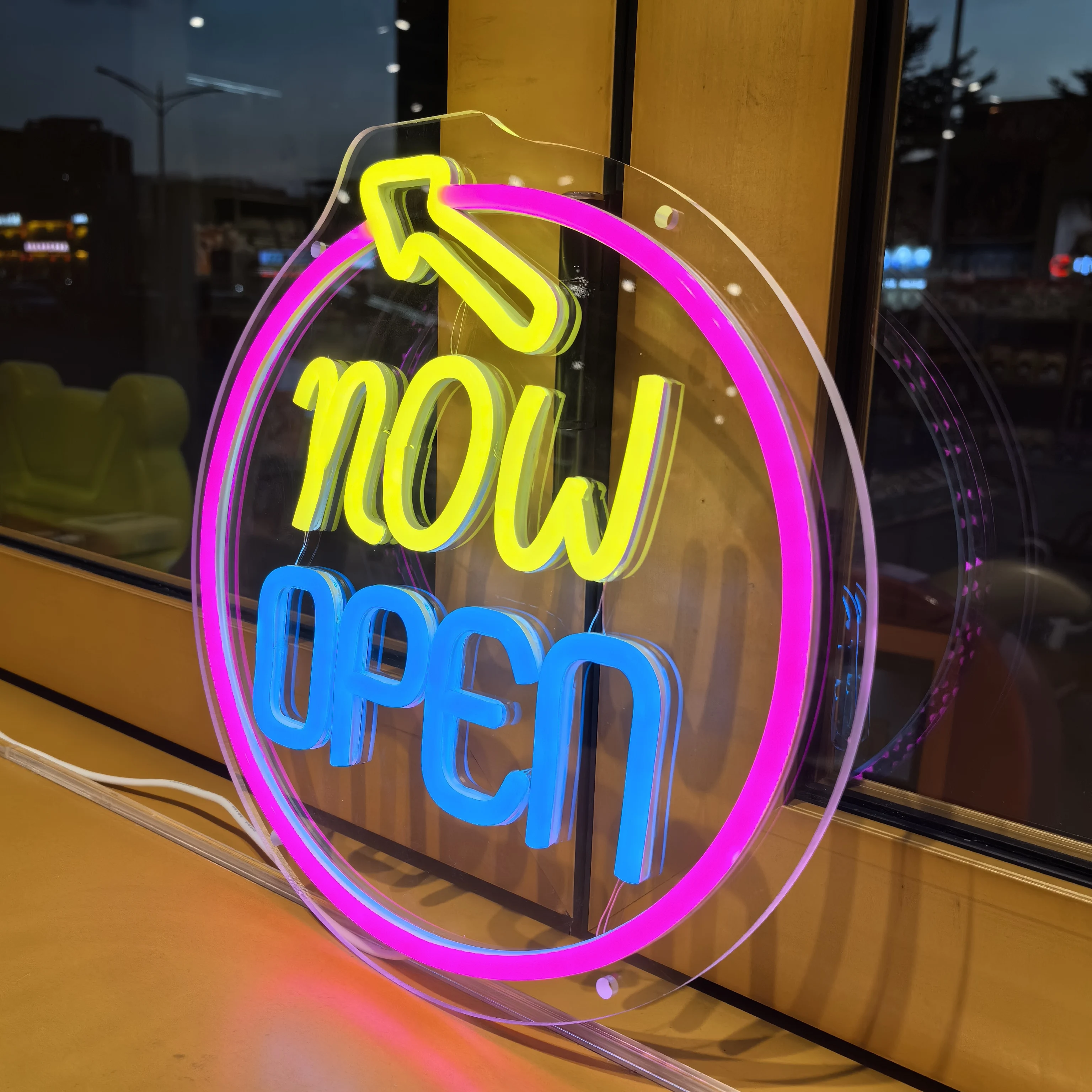 Neon Open Sign for Business, LED Open Neon Sign, Led Light up Sign for Store, Restaurants Offices Retail Shop Window Storefronts