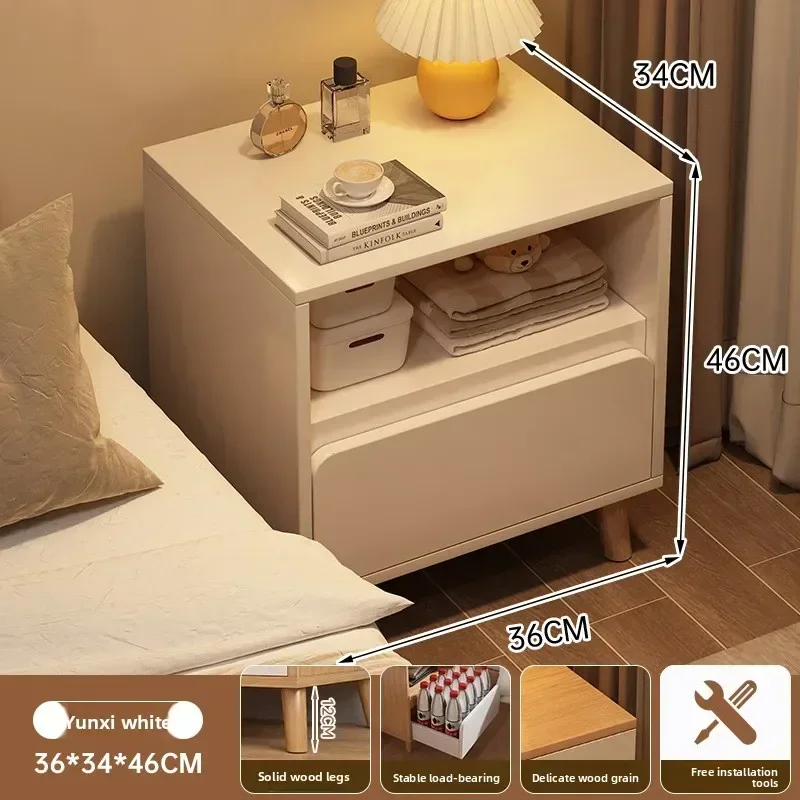 Multi-functional Household Goods Bedside Table Side Cabinet Bedroom Bedside Drawer Storage Cabinet
