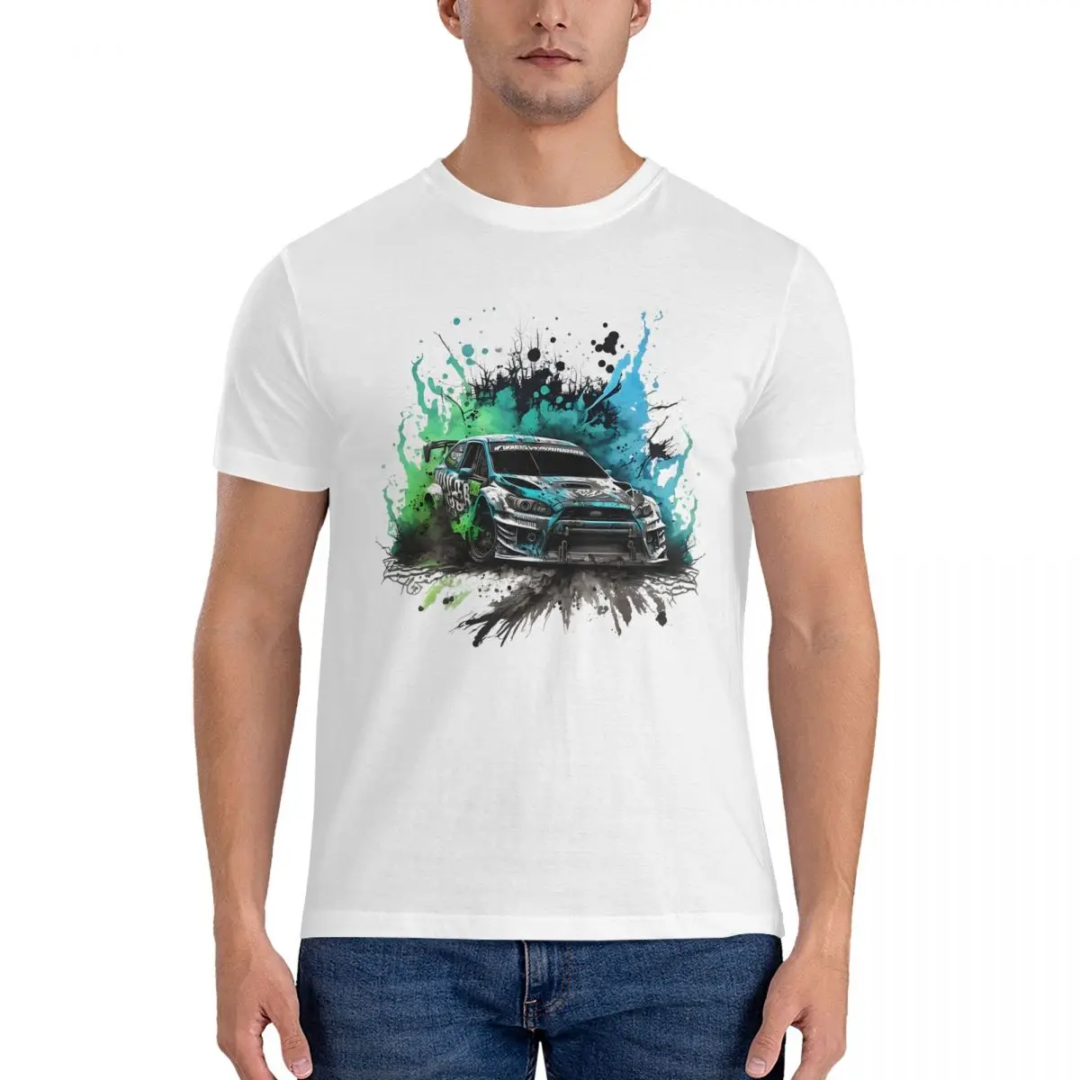 Men's Ken Block Boom T Shirts Ken Block 43 Pure Cotton Tops Novelty Short Sleeve Crewneck Tees New Arrival T-Shirt