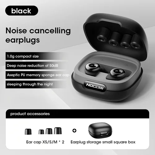 Tapones para los oídos silenciosos para dormir, reducción de ruido, protección auditiva reutilizable súper suave, tapones para los oídos antiruido para conciertos, viajes y trabajo