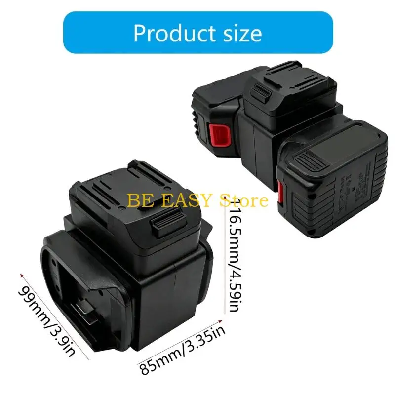 E28F Double Battery Joiner 21V Easy Carry & Strong Battery Connector for Power Tool