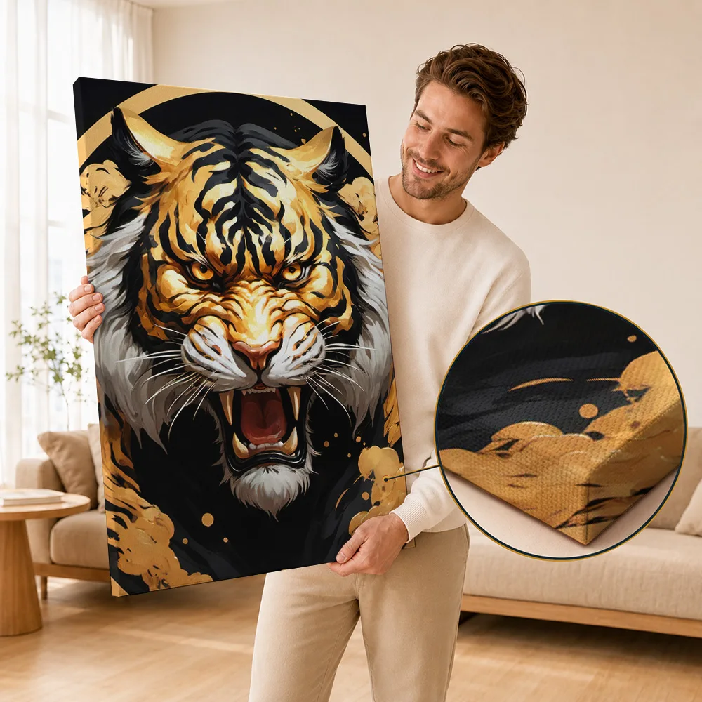 Japanese Art Canvas Poster Customized Photo Global Folk Aesthetic Wall Paintings Decoration Perfect For Hallway Or Dining Room